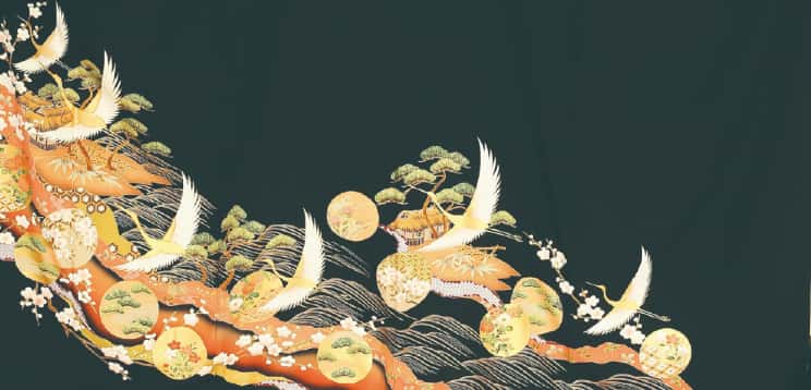 No.117 弥生の鶴